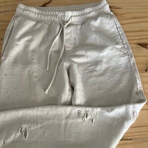 ALO Cream colored joggers Size S
